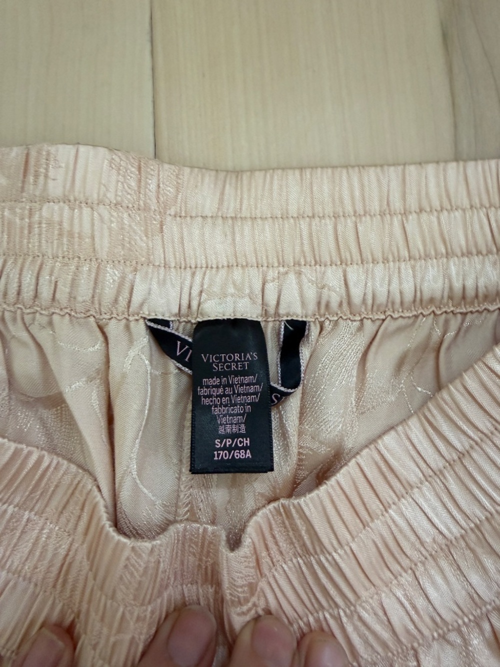 Victoria's Secret pink silky pants cottage core fairy core beachy costal - Picture 4 of 8